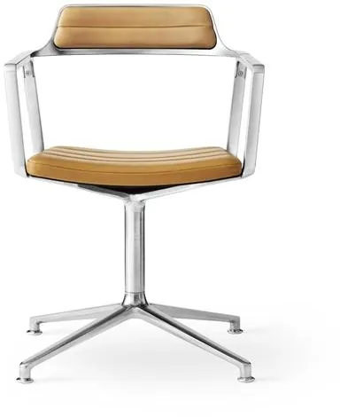 Vipp 452 Drejestol Sand Læder